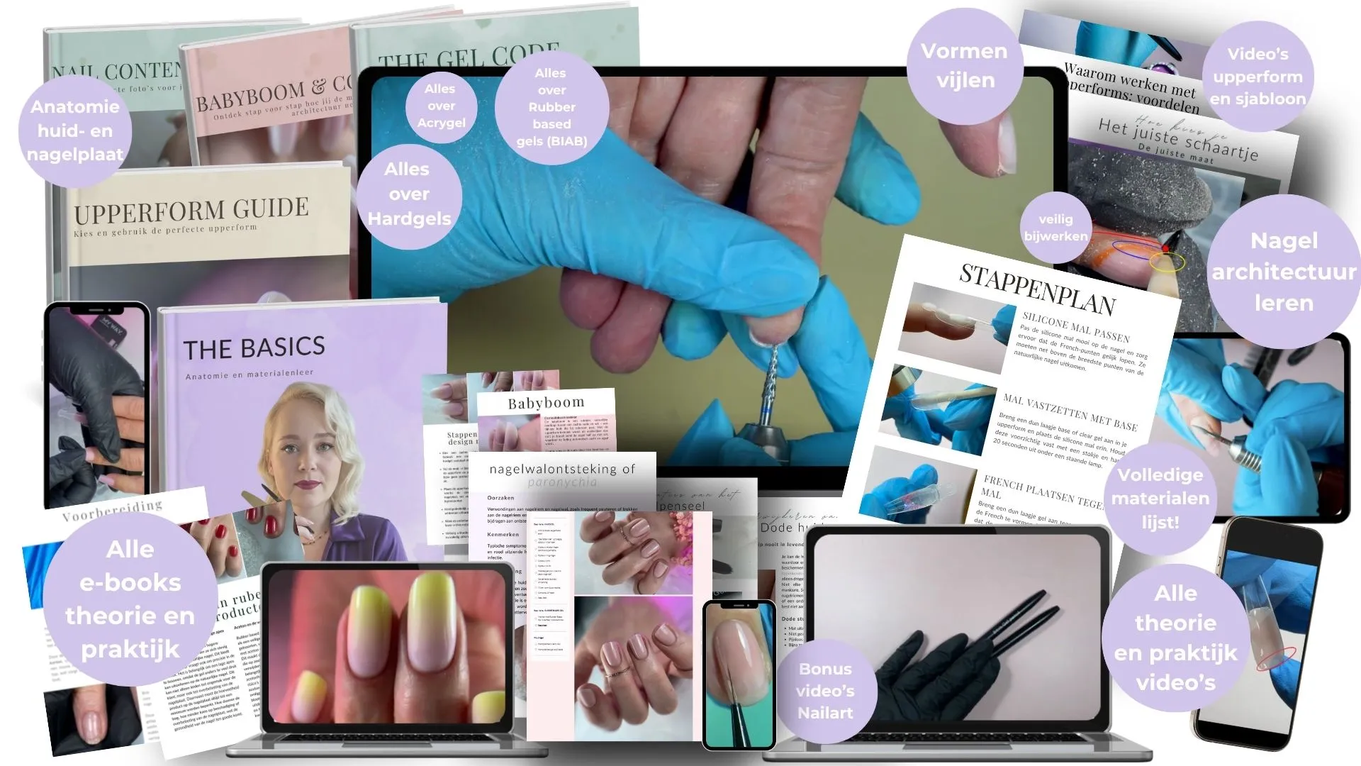 The Nailstylist – volledig nagelcursus pakket
